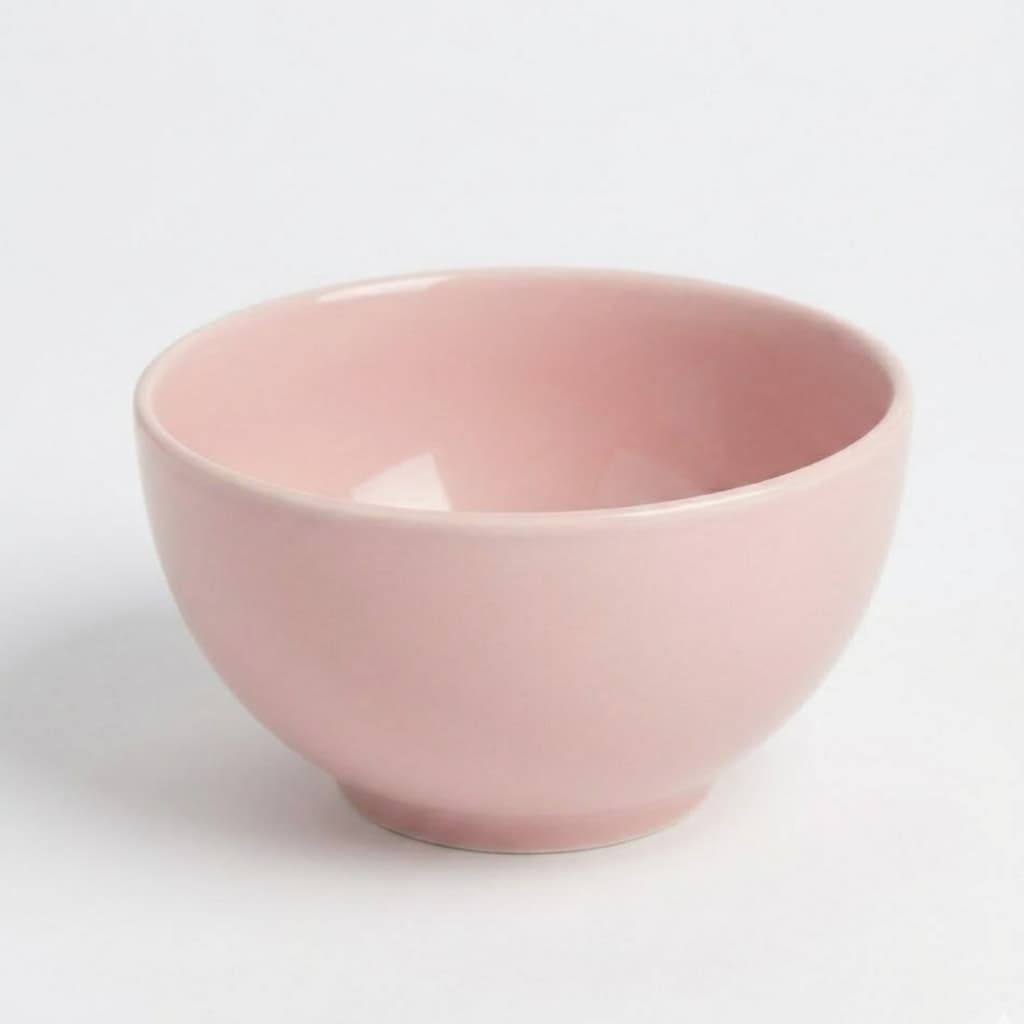 Cumbuca Tigela Porcelana Rosa 440ml Petiscos Sorvete Sopas & Caldos