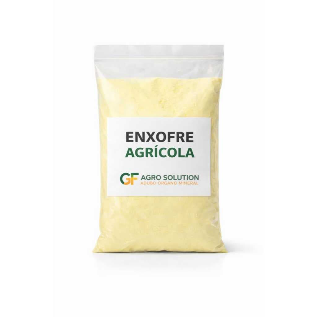 Enxofre Puro Em Pó Amarelo Pureza 99% 1kg Adubo Fertilizante Fungicida e Cabelo