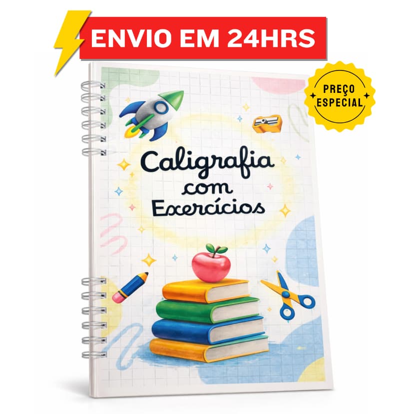 Caderno De Caligrafia Infantil 66 Atividades Letra Cursiva