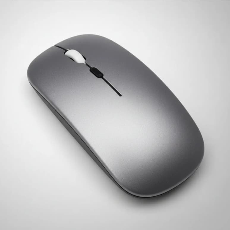 Mouse Sem Fio Recarregável B-Max Bluetooth 2.4G Silencioso Ergonômico com DPI Ajustável e USB