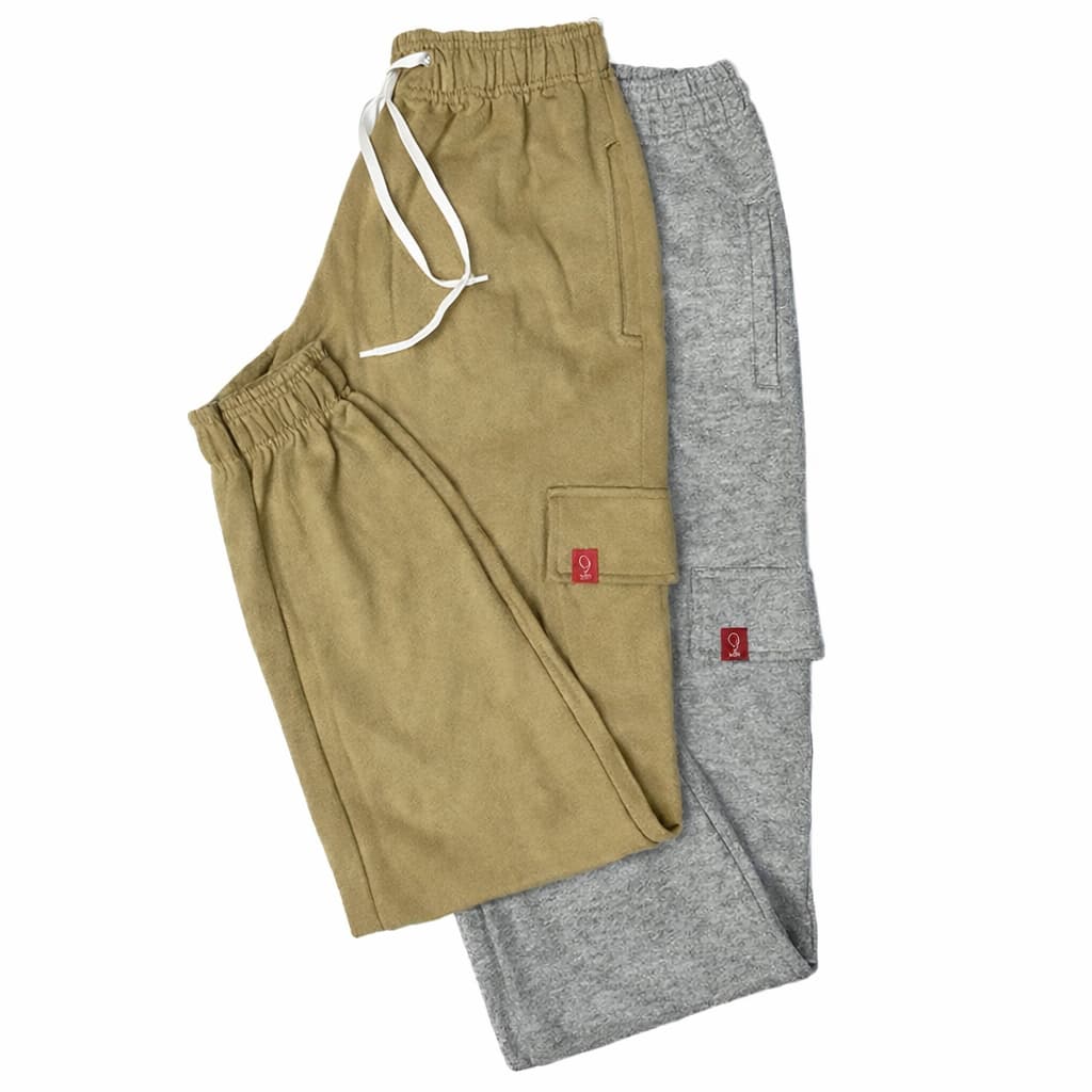 kit com 2 calça Jogger Cargo Masculina Com Cordão Ajustavel Kit Econômico