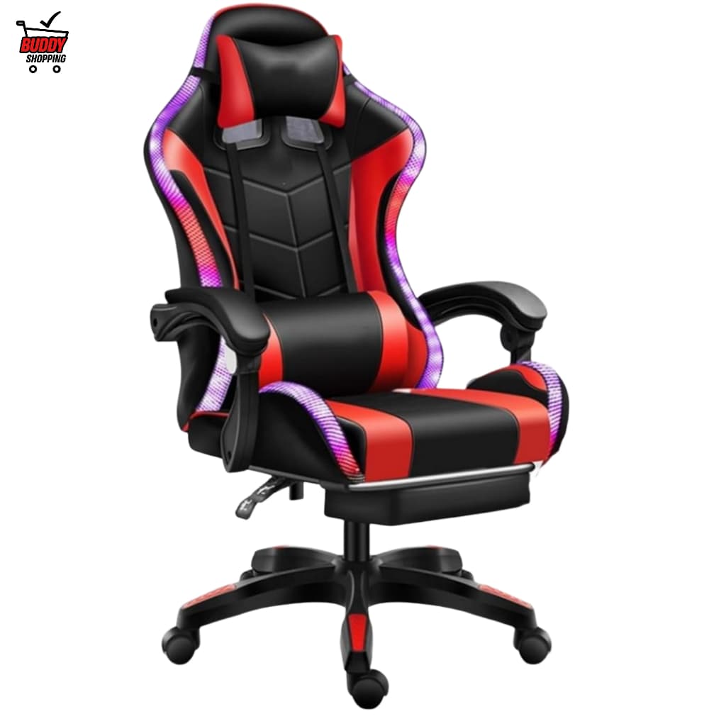 CADEIRA GAMER RGB | Ergonômica Ajustável Reclinável Escritório Casa