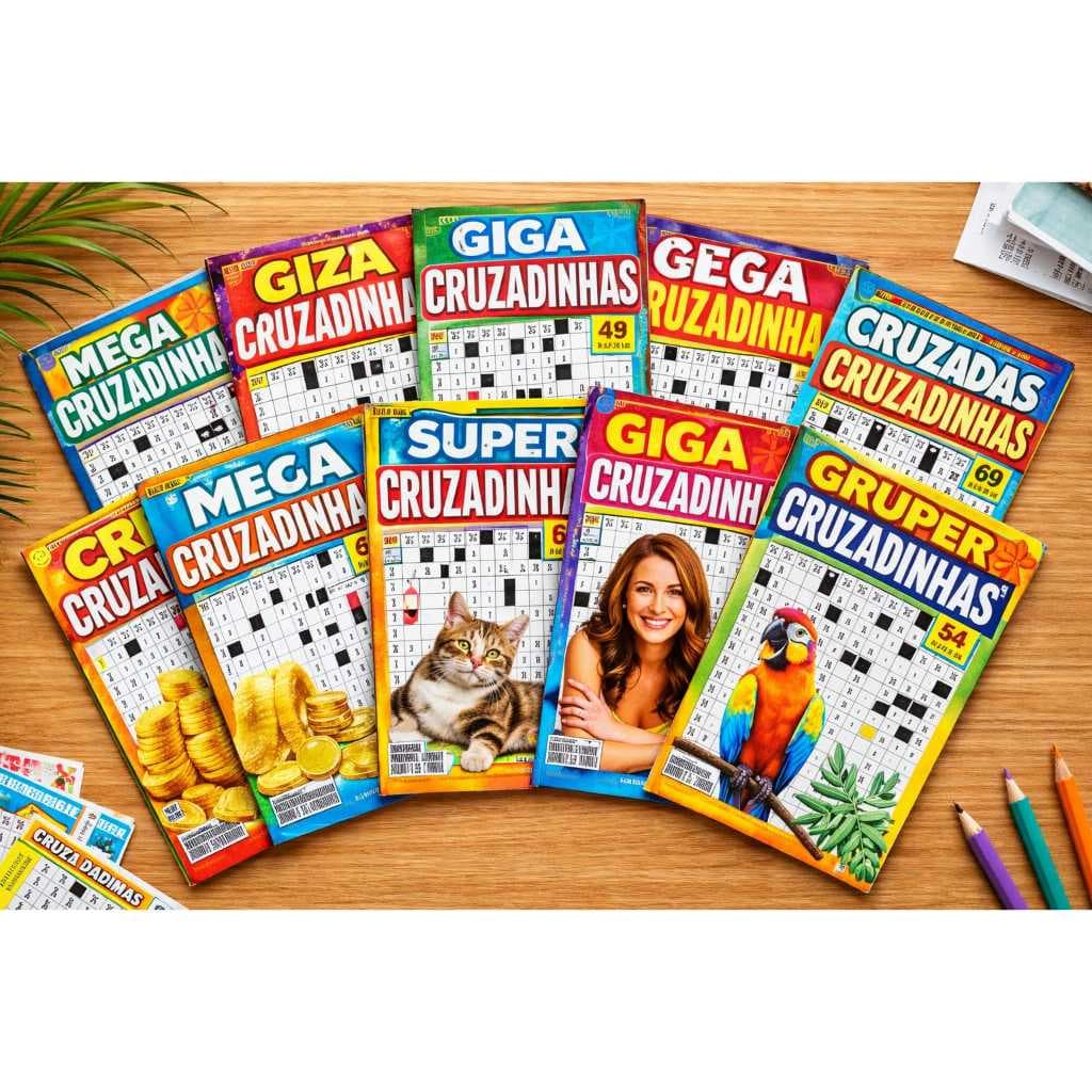 KIT 25 CRUZADINHAS (SEM REPETIÇÕES)