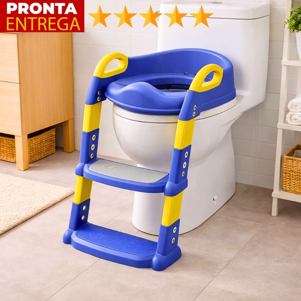 Assento Redutor Troninho Infantil Com Escada