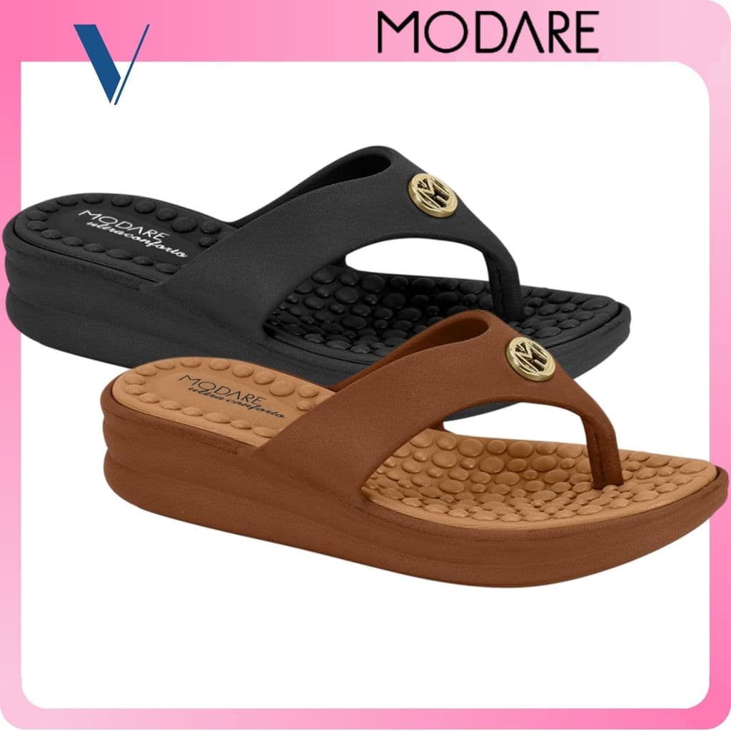 Tamanco Chinelo Modare Ortopédico Palmilha Bolinhas Esporão Falcite Plantar Super Leve Dia Bonito