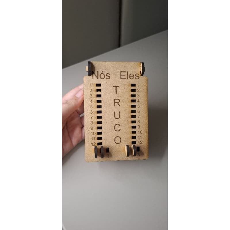 Caixinha marca pontos truco