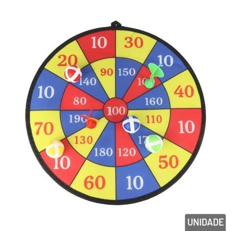 Tiro AO Alvo Infantil 8 Pçs Bolinha e Dardo Velcro