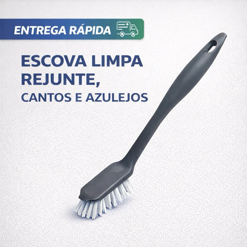 Escova para Azulejos e Cantinhos Bettanin – Limpa Rejunte e Cantos Difíceis