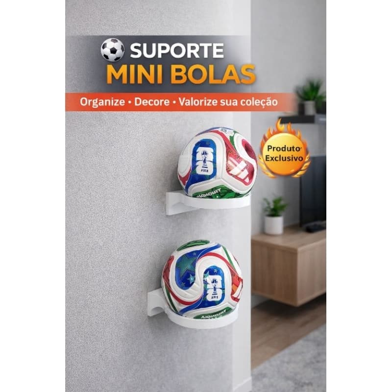 Suporte Organizador para Mini Bolas de Coleção – Organização com Estilo.
