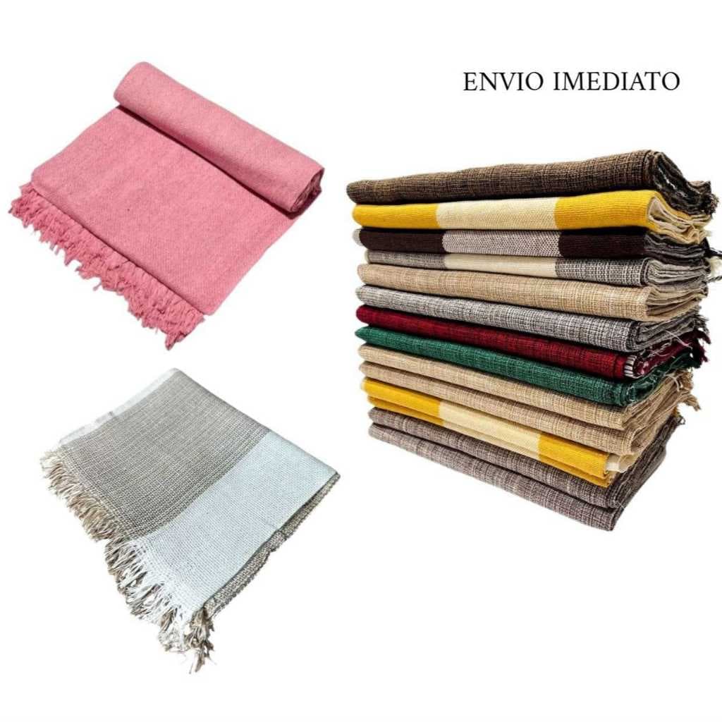 Manta Sofá/Cama Gigante Decorativa 2.10x1.20 Luxo Aconchego Grande Diversas Cores luxuoso