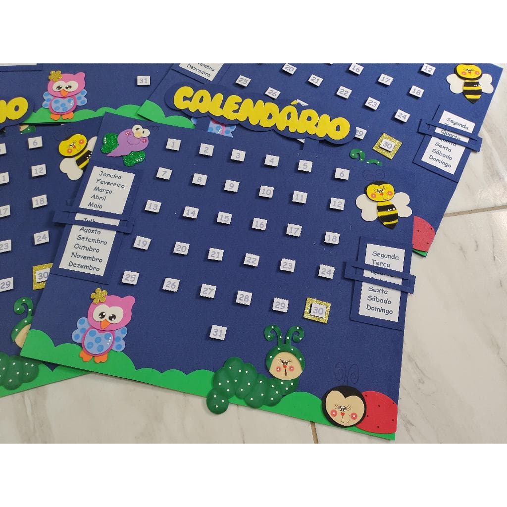 Calendário para Sala de Aula
