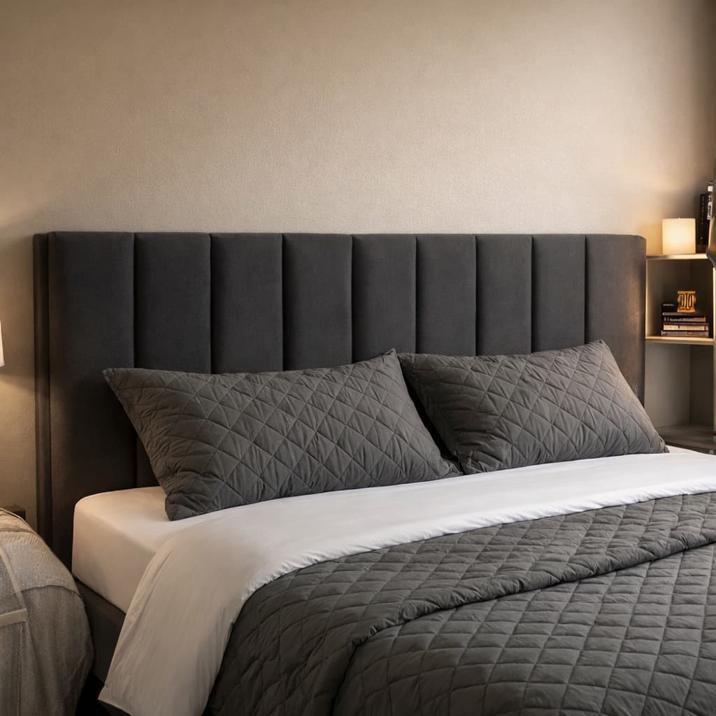 Kit Até 10 Cabeceira Estofada Decorativa Adesiva Autocolante - 40x25cm