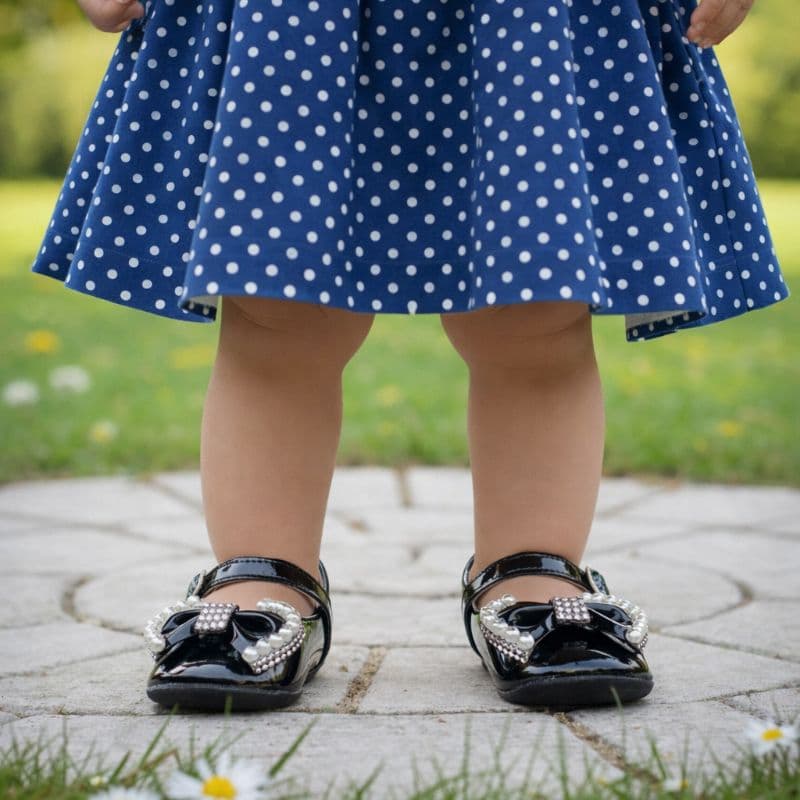 Sapatilha Bebê Menina Verniz Confortável Primeiros Passos Festa Batizado 14 ao 19 Ref 020