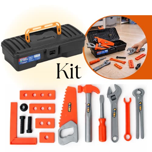 Kit Ferramentas Infantil Grande – Brinquedo Educativo Criança