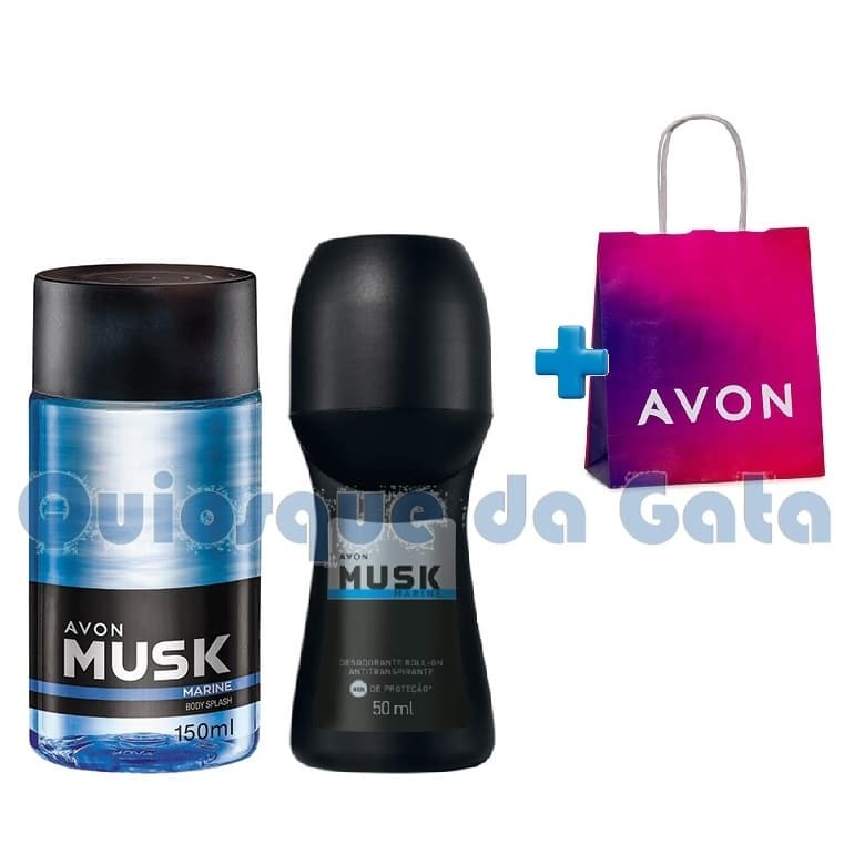 Kit Presente Masculino Musk Marine Avon
