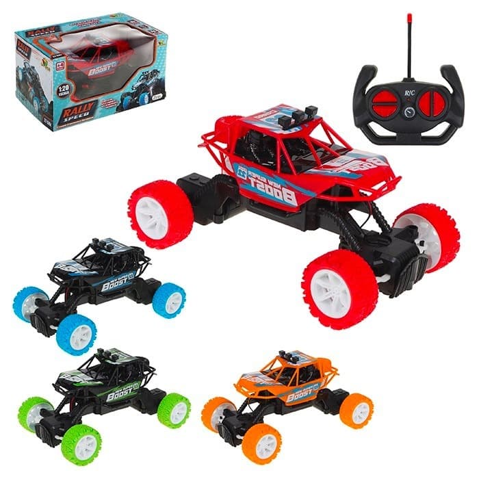 Brinquedo Carrinho Controle Remoto Pickup 4x4 Off Road 7 Funções