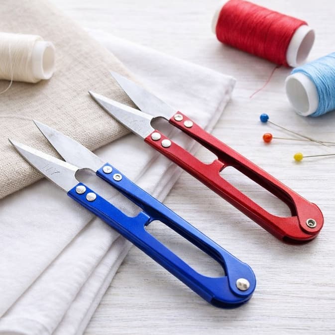 Tesoura de Arremate Kit 2 e 4 unidades Metal Premium NYBC Acabamento Pic. Bordado Artesanato Costura