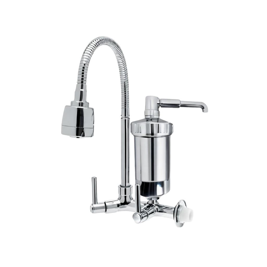 Torneira Com Filtro Cozinha Parede Gourmet Abs