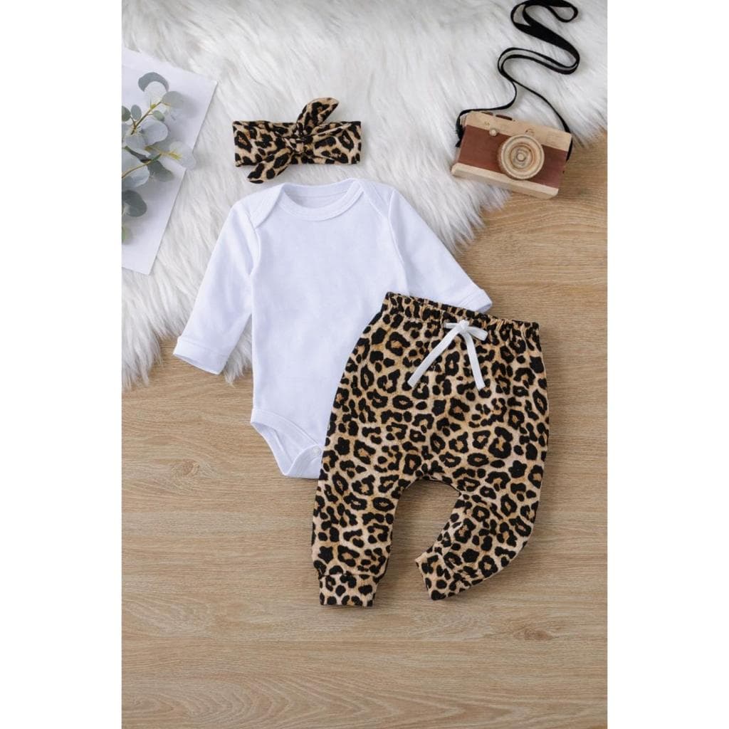 Conjunto Bebê de Frio ou Inverno de Algodão com Faixinha de Cabelo Barato e Confortável