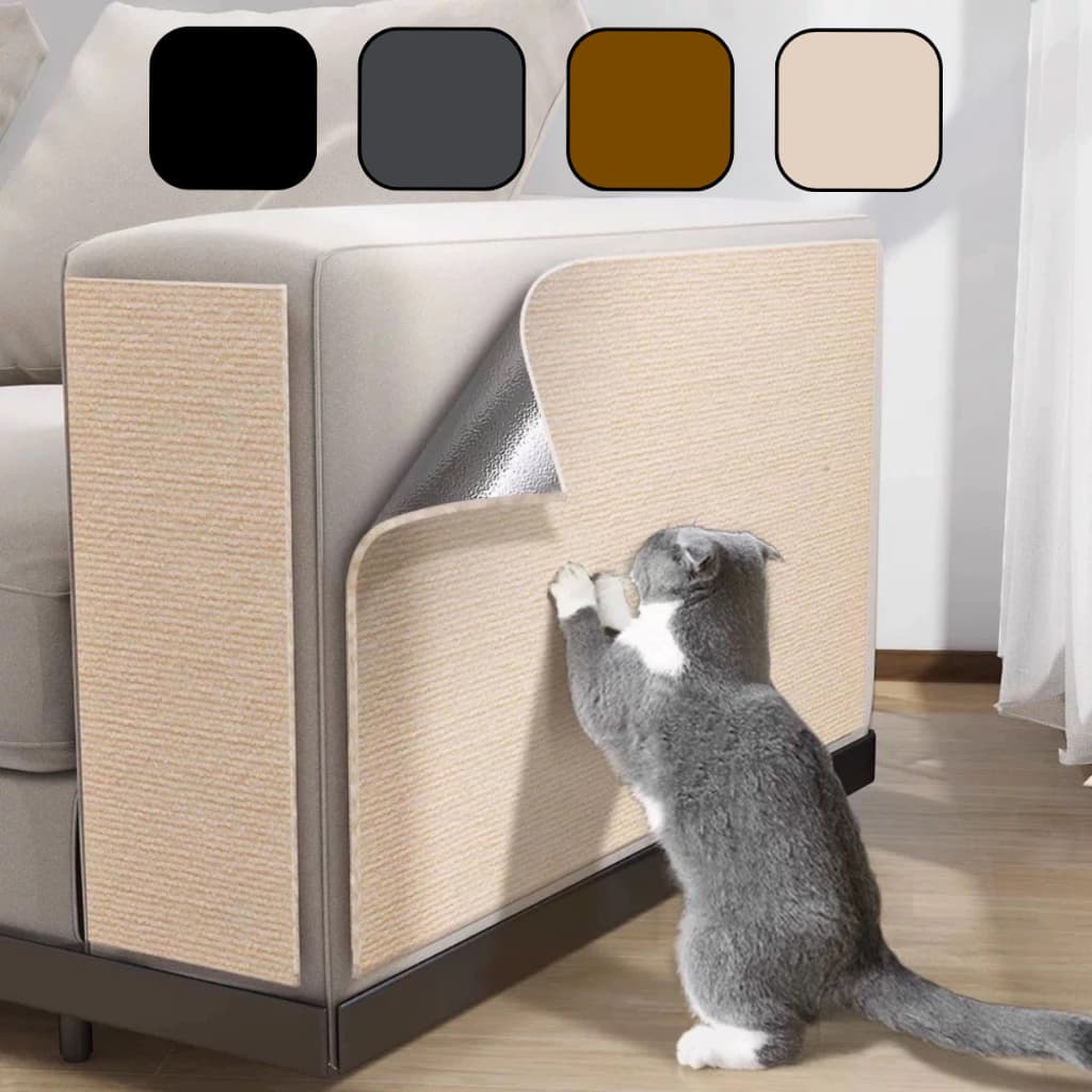 1 a 4 Tapete Arranhador Gato Sofa Adesivo Protetor Cama Móveis
