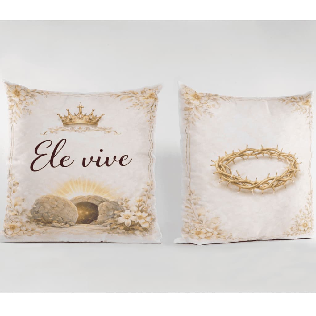 Kit Capa de Almofadas Páscoa – Decoração Aconchegante e Delicada