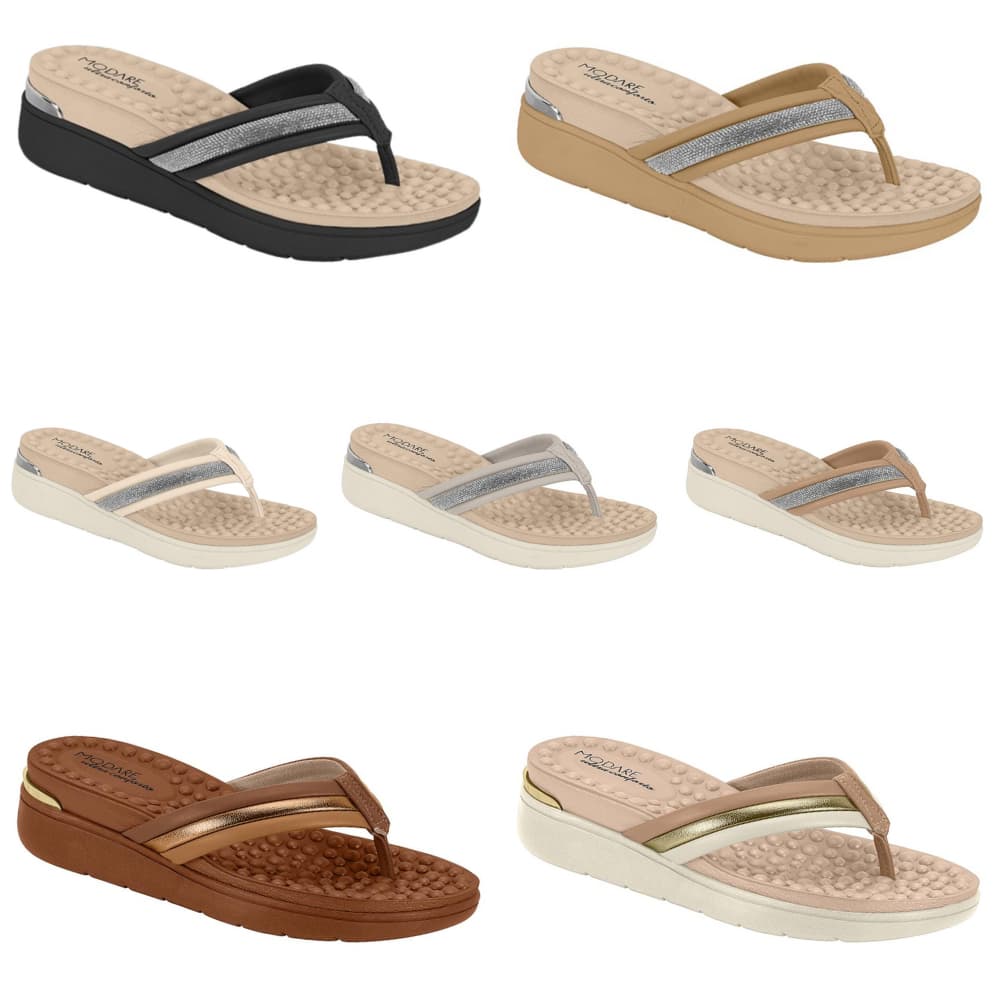 Chinelo Feminino Modare Ortopédico Esporão Massageador Macio