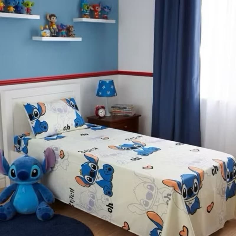 Jogo de Lençol Solteiro + Fronha | Estampado | Macio e Prático