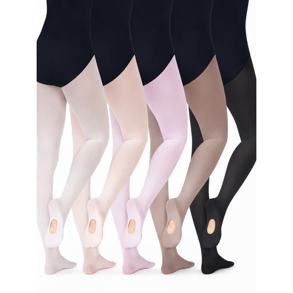 Meia Calça de Ballet Suplex Fio 80 Conversível