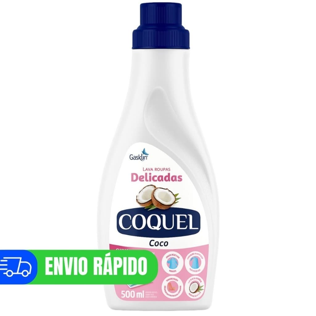 Coquel Coco Lava Roupas Líquido Para Roupa De Bebe 500ml