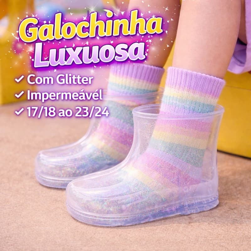 Bota Infantil Galocha Juvenil Masculina Bota Impermeavel,  Bota De Plastico Bota menina baby REF.10