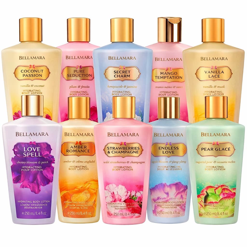 Kit 10 Cremes Hidratantes Frutados 250ml - Escolha suas fragrâncias