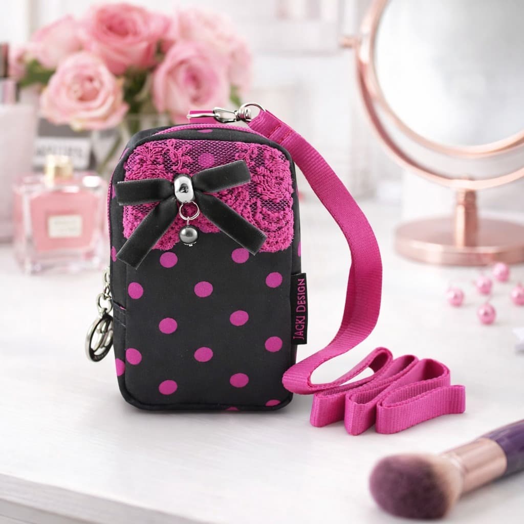 Porta Níquel Segredo Meigo Jacki Design Original com Alça – Compacto, Elegante e Seguro