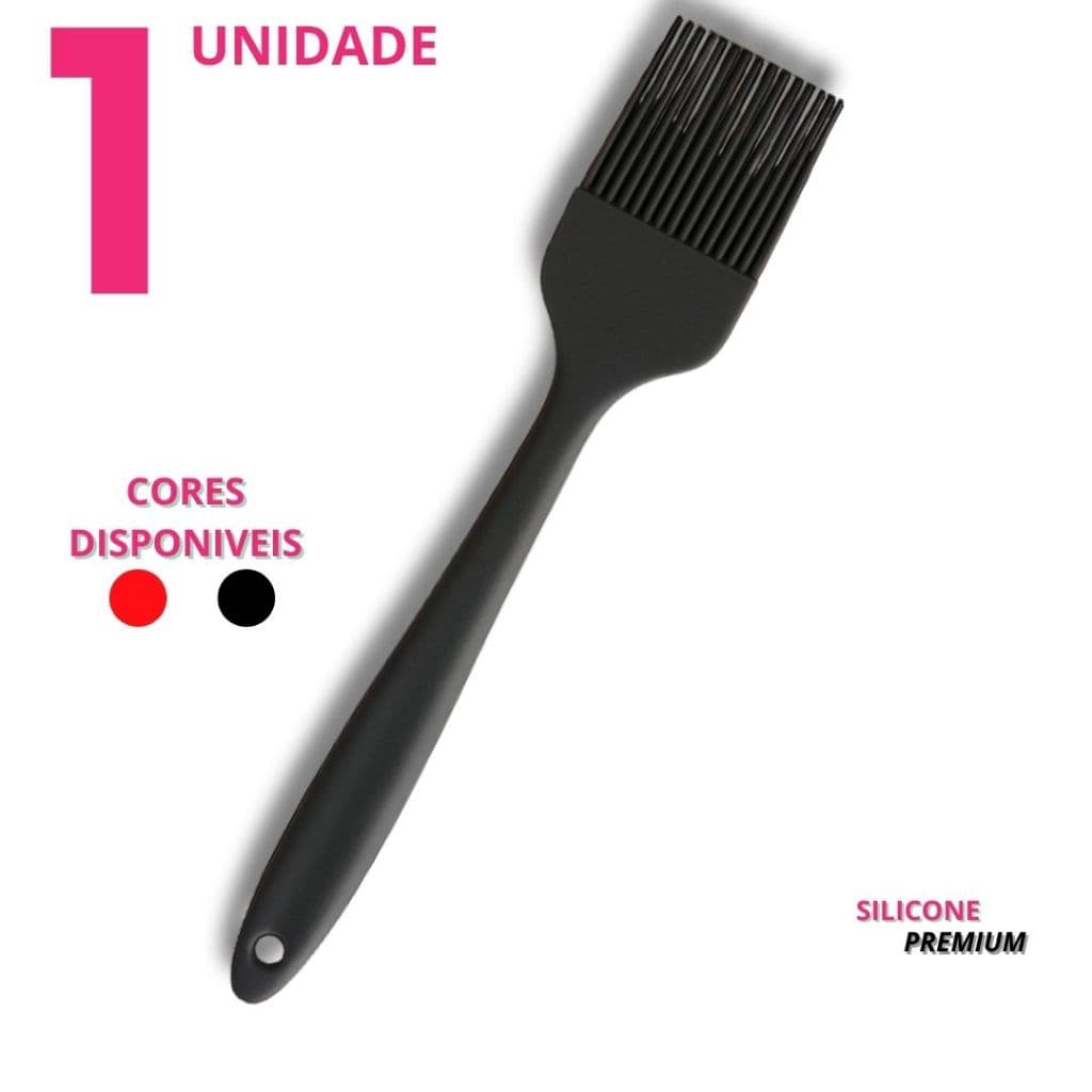 Pincel de Silicone Culinário Profissional Resistente ao Calor para Cozinha