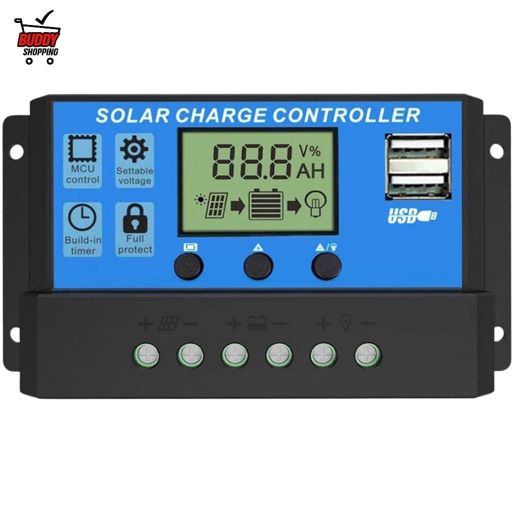 Controlador de Carga Solar Aitek SIGMA-CC3030 30A – 12V/24V Auto, USB 5V/2A