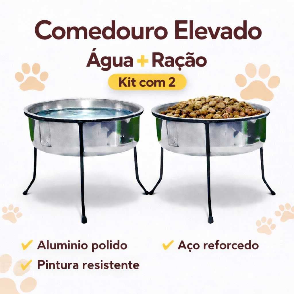 Bebedouro e Comedouro ,Vasilha, Pote Para Gatos e Cachorros (2 unid)