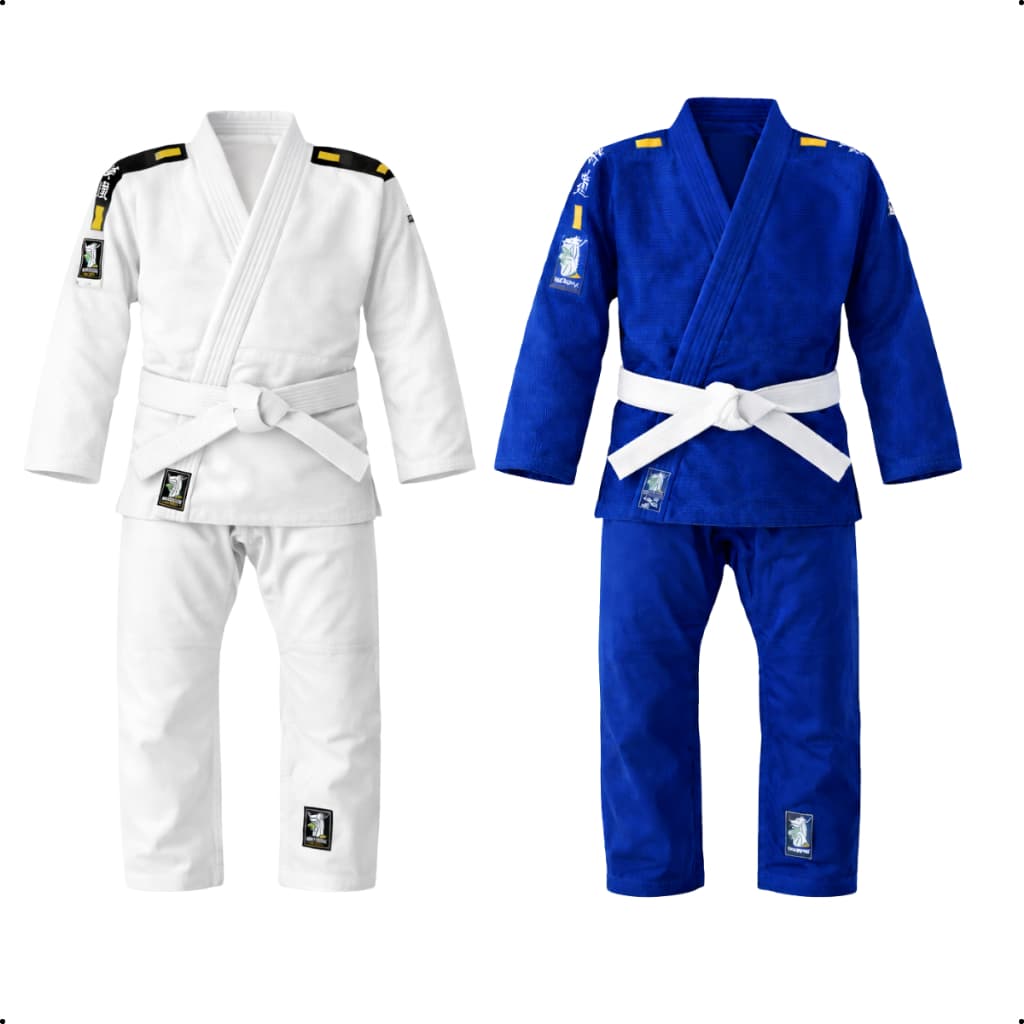 Kimono Judô Matsuru Trançado 350g Unissex Faixa Branca