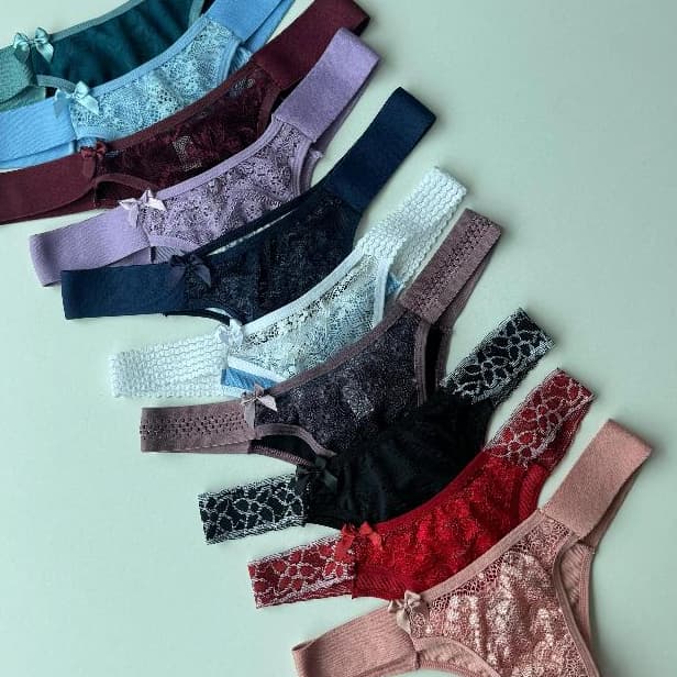 Kit  10 Tangas Promocionais Tamanho Único Cores Sortidas  Confortáveis