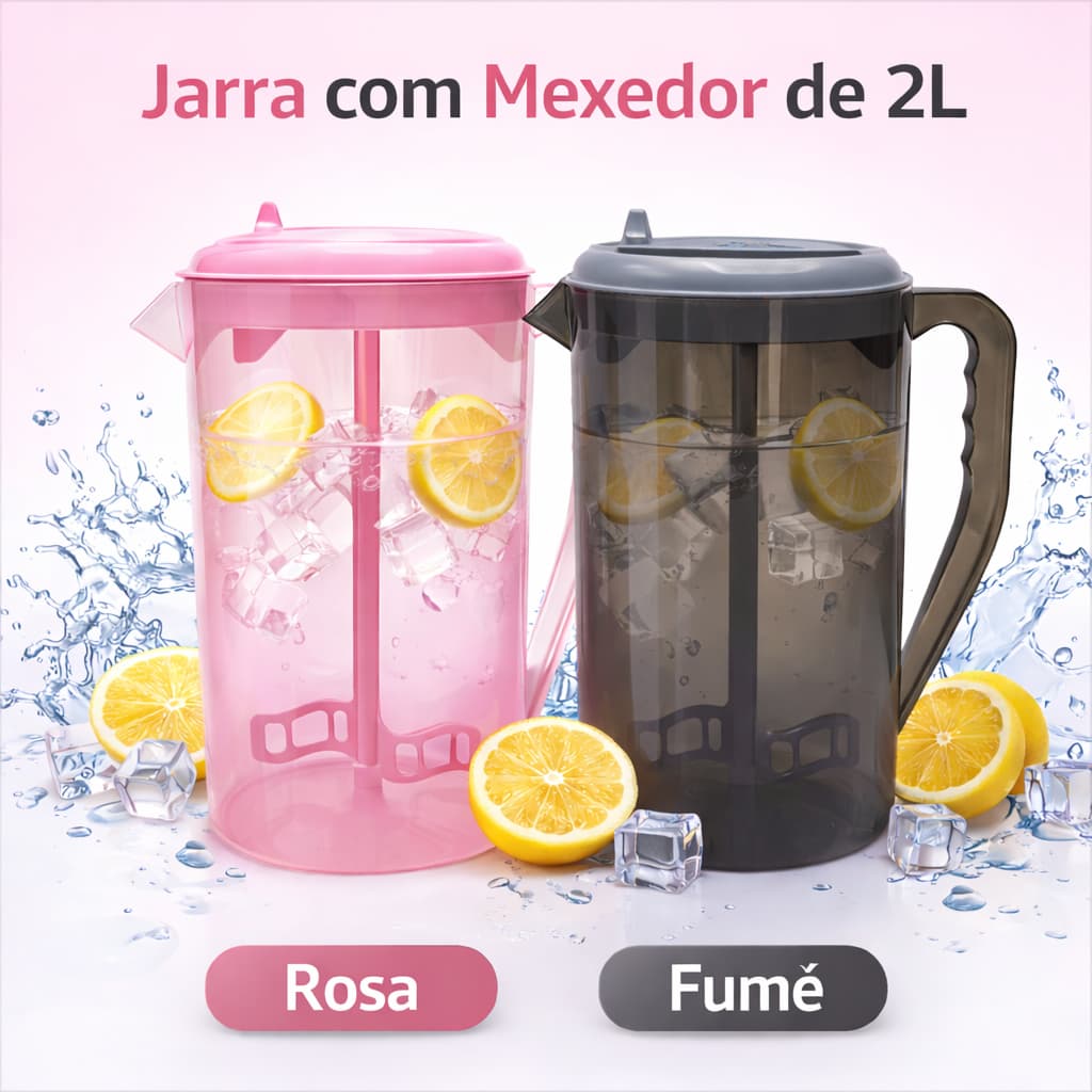 Jarra de Suco com Mexedor 2 Litros