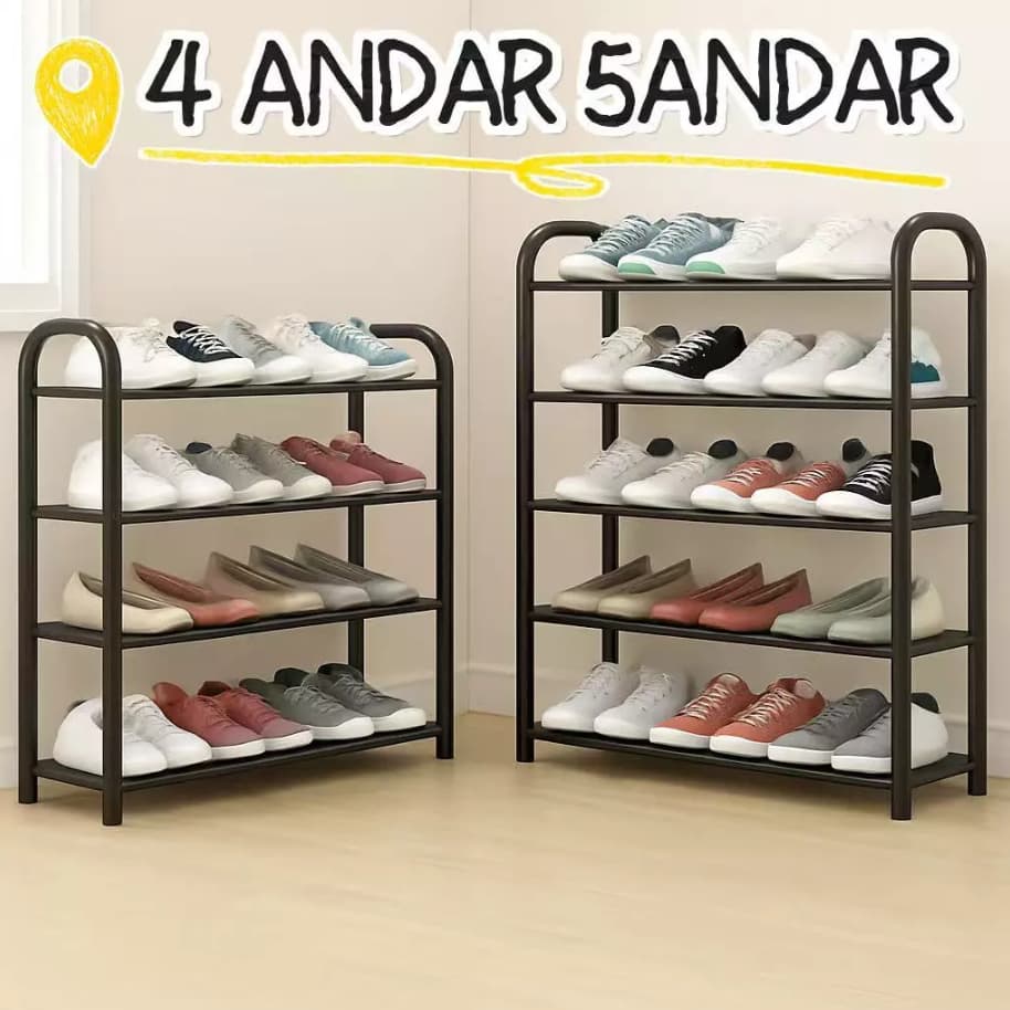 Sapateira Prateleira 4/5 Andares Organizadora Multiuso Sapatos Livros Brinquedos