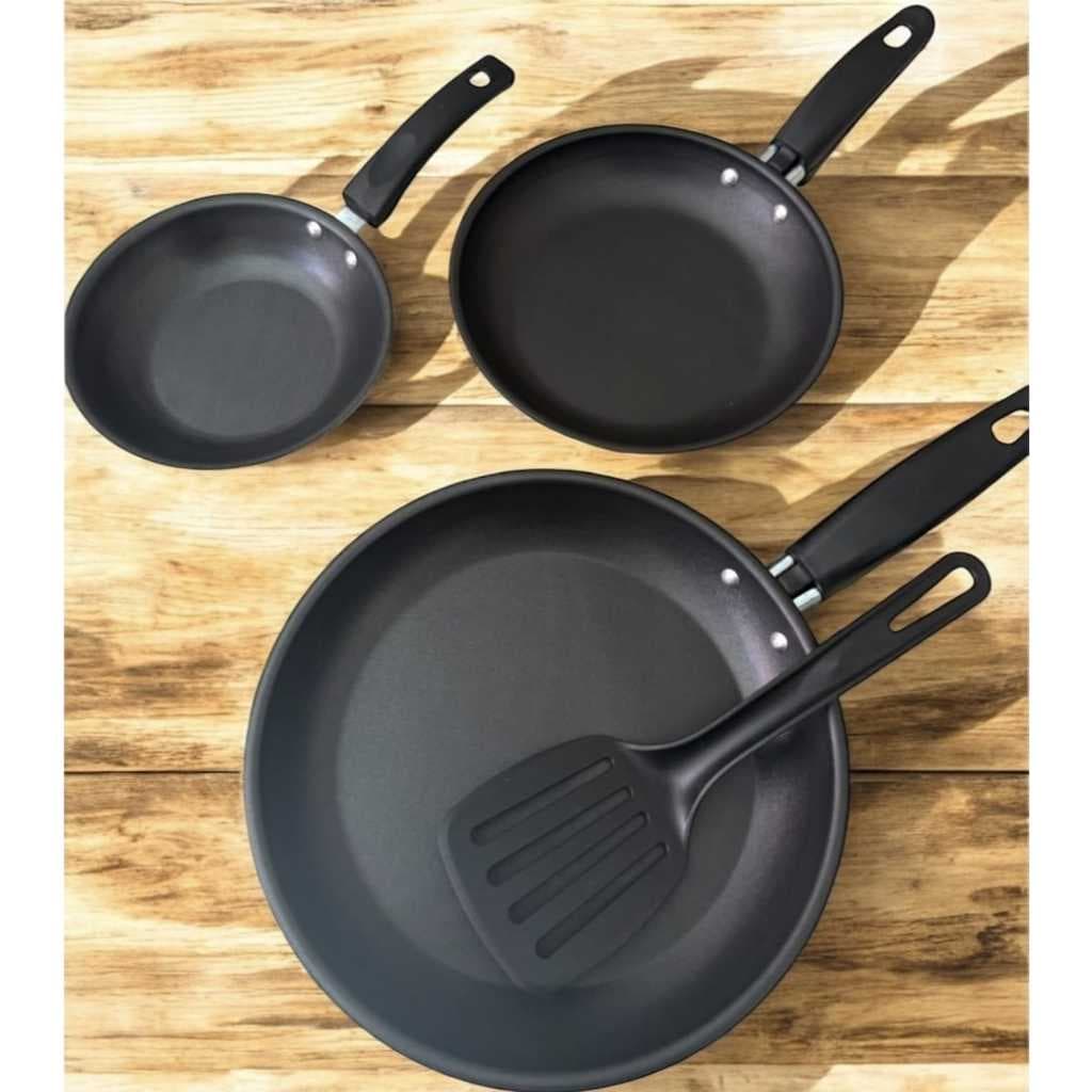 Kit 3 Frigideiras Antiaderentes 14cm 18cm 22cm | Fácil Limpeza