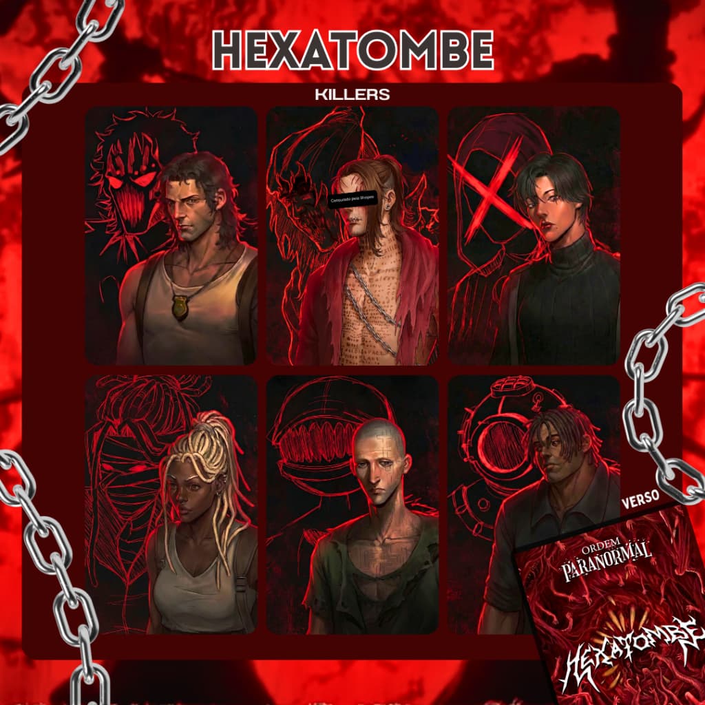 Photocards Ordem Paranormal - Hexatombe - Psikolera - Fanmade