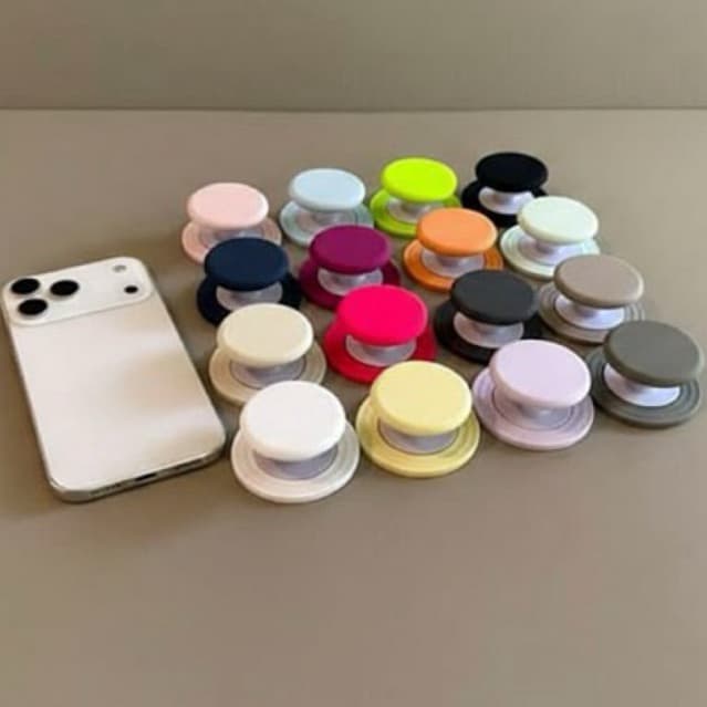 Pop Socket Com Indução Magnética Em Material De Vinil Emborrachado De Ótima Qualidade – Universal