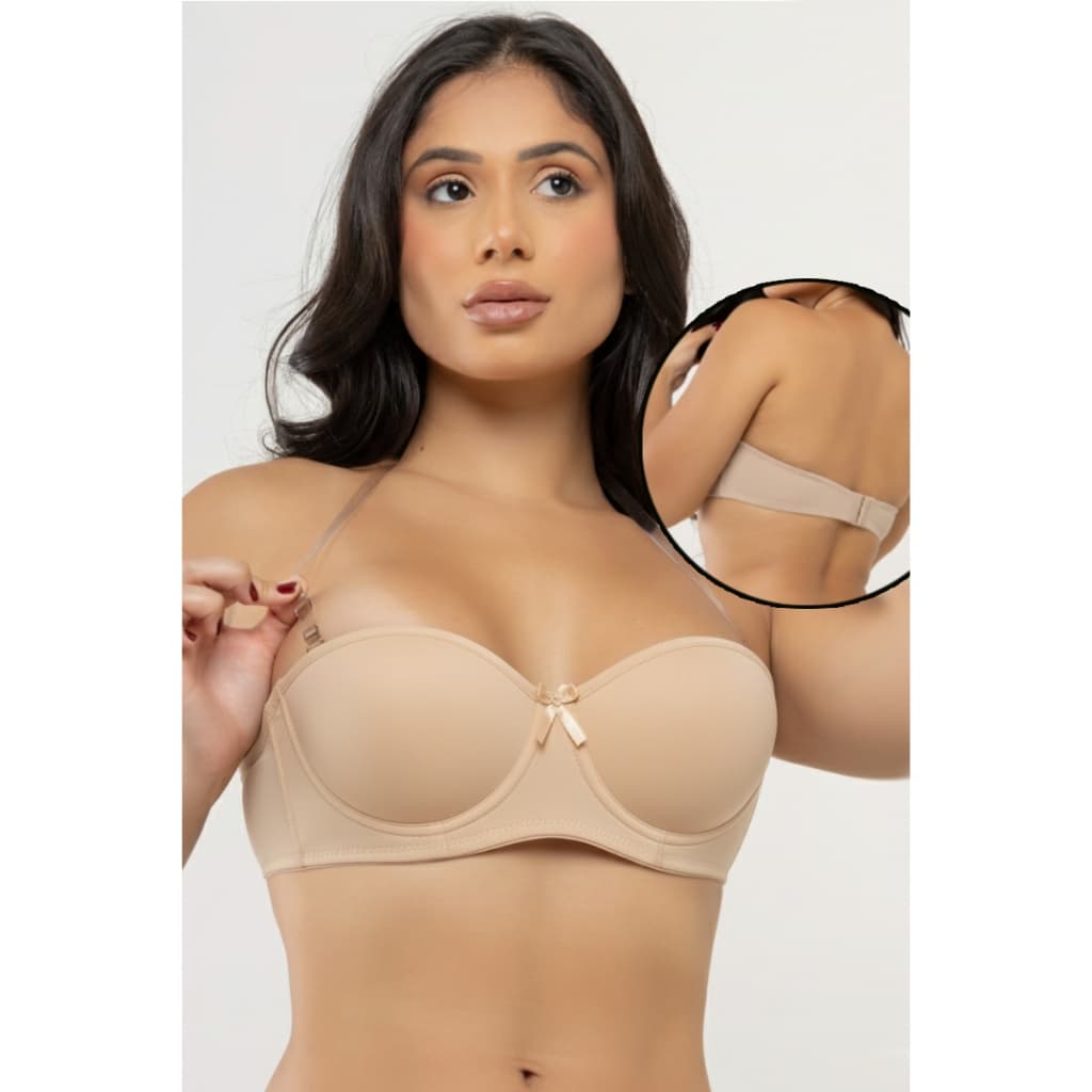 Sutiã Tomara Que Caia Pala Sutiã Bojo Com Alça Silicone removivel Roupa Íntima Feminina