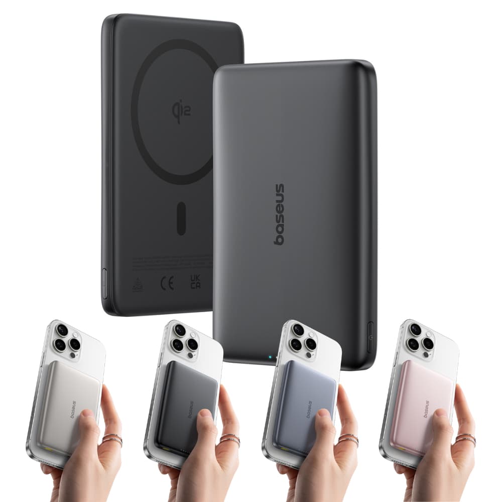 Carregador Portátil Baseus PicoGo AM41 5000mAh / 10000mAh 20W Magnético MagSafe USB-C 60W PowerBank