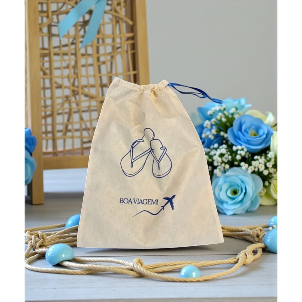 Saquinhos de TNT personalizados 20x35 cm Chinelos