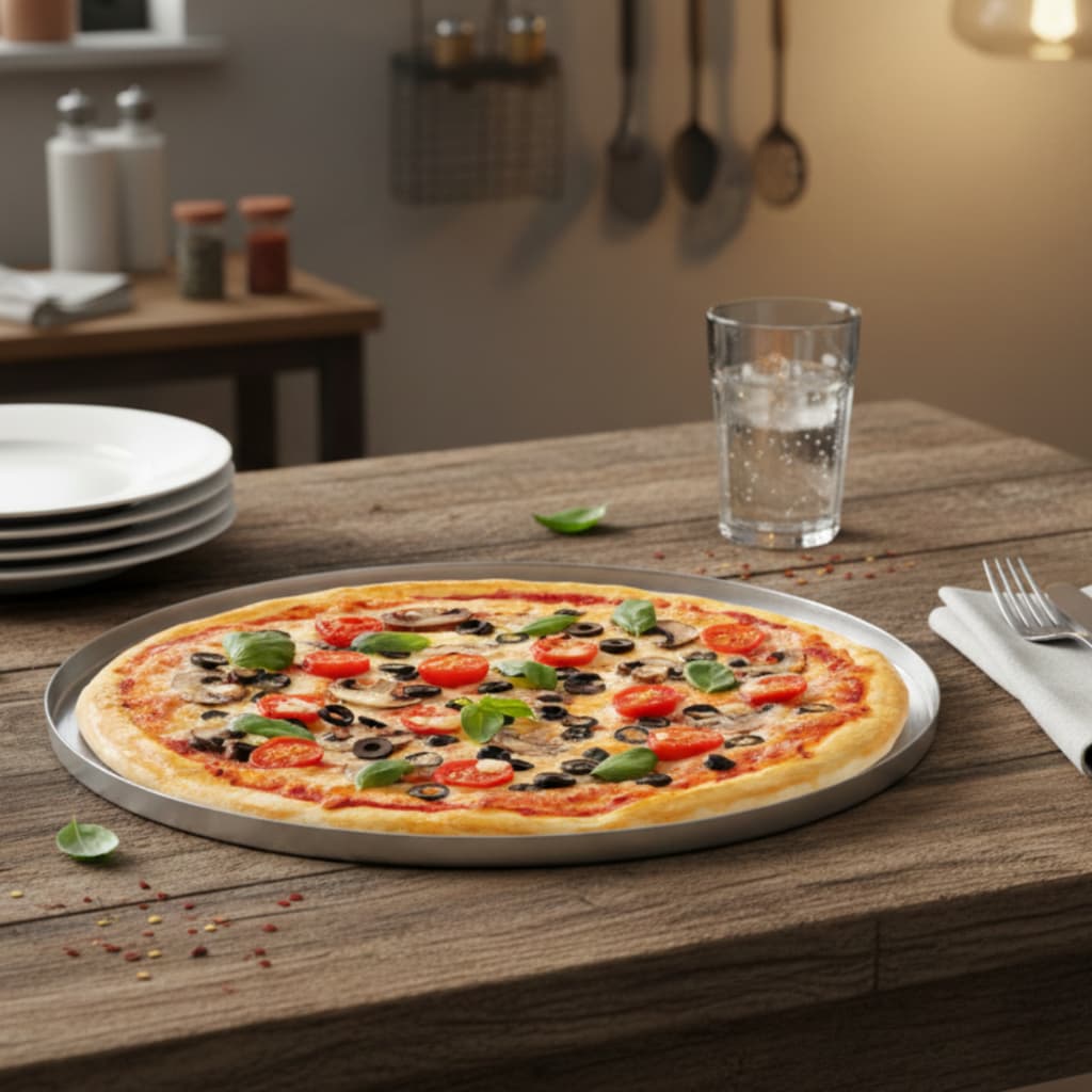 Kit 3 Pizza Forma Redonda 35 CM Panela Forma Reforçada Alumínio