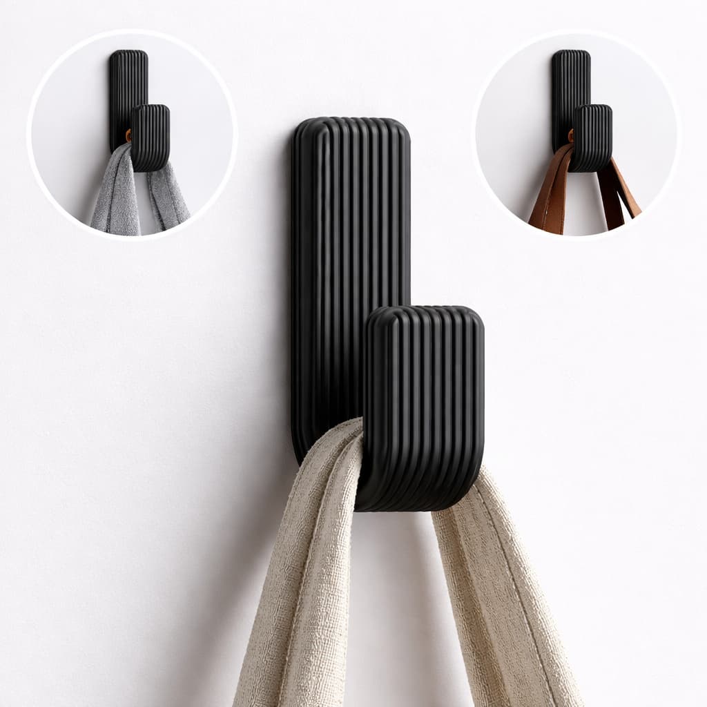 Kit Gancho Porta Pano De Prato Cozinha Suporte Porta Toalha Banheiro