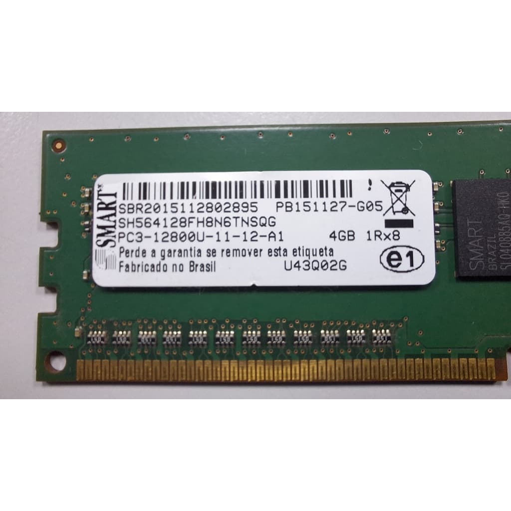 Memória DDR3 4GB PC3-12800 1600MHz