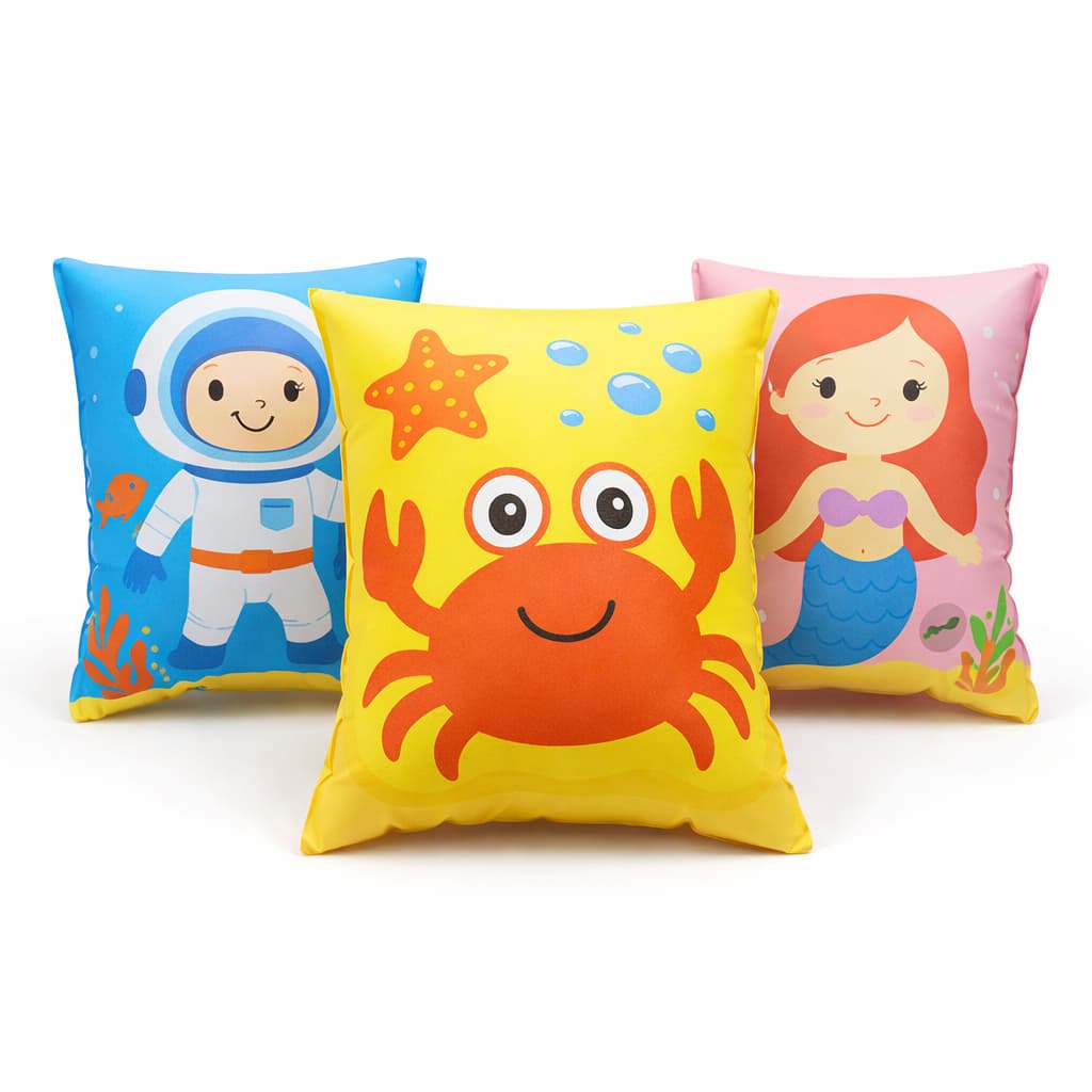 Par Boia Inflável Infantil Para Braço Flutuante Piscina Praia Mar Salva Vidas Proteção Criança Bebê