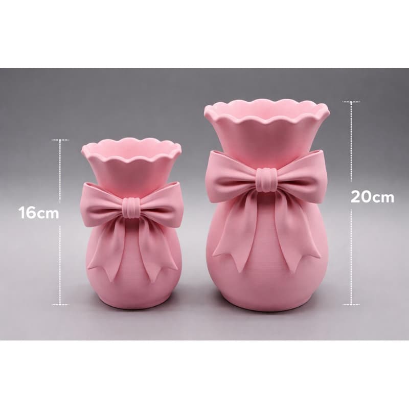 Vaso Decorativo Laço - Estilo Coquette